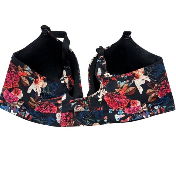 Torrid Curve 360 Back Smoothing Floral Lightly Lined T-Shirt Bra 42DD - Picture 6 of 7